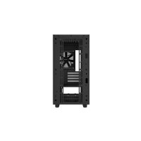 Deepcool CH370, Mini Tower, PC, Schwarz, micro ATX, Mini-ITX, ABS, Stahl, Gehärtetes Glas, Multi