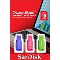 SanDisk Cruzer Blade 16GB, 16 GB, USB Typ-A, 2.0, Ohne...