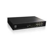 LevelOne GEP-1061, Managed, L2, Gigabit Ethernet (10/100/1000), Power over Ethernet (PoE), Rack-Einbau