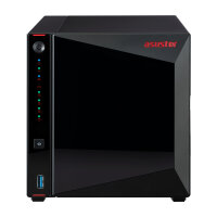 Asustor Nimbustor 4 AS5304T, NAS, Desktop, Intel® Celeron®, J4105, Schwarz