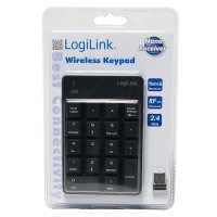 LogiLink ID0120, RF Wireless, 18, Notebook, Schwarz