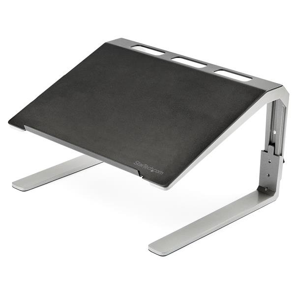 StarTech.com Verstellbare Laptoperhöhung - Heavy Duty - 3 Höheneinstellungen, Laptop-Ständer, Schwarz, Silber, Aluminium, Stahl, 43,2 cm (17"), 20 kg, REACH, CE, RoHS