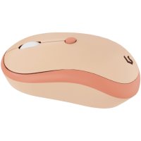 KeySonic KSKM-8200M-RF, Kabellos, RF Wireless, Membran Key Switch, QWERTZ, Beige, Braun, Pink, Maus enthalten