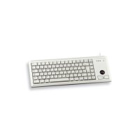 Cherry G84-4400 TRACKBALL Kabelgebundene Tastatur, PS2, Hell Grau (QWERTZ - DE), Volle Größe (100%), Kabelgebunden, PS/2, QWERTZ, Grau