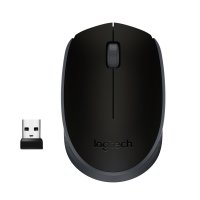 Logitech M171 Black-K, Beidhändig, Optisch, RF...