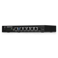 UbiQuiti EdgeRouter 6P, Ethernet-WAN, Gigabit Ethernet, Schwarz