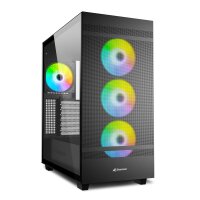 Sharkoon REBEL C50 RGB ATX, Full Tower, PC, Schwarz, ATX,...