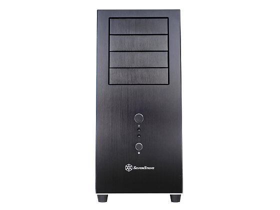 SilverStone TJ04-E, Midi Tower, PC, Schwarz, Silber, ATX, CEB, micro ATX, Aluminium, Stahl, 16,8 cm