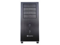 SilverStone TJ04-E, Midi Tower, PC, Schwarz, Silber, ATX,...