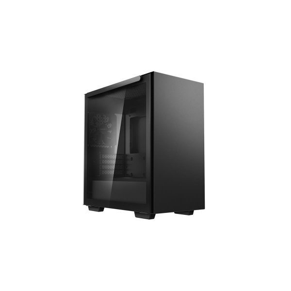 Deepcool MACUBE 110, Midi Tower, PC, Schwarz, micro ATX, Mini-ITX, Acrylnitril-Butadien-Styrol (ABS), SPCC, Gehärtetes Glas, Gaming