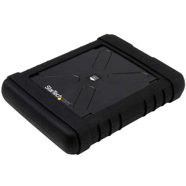 StarTech.com USB 3.0 auf 2,5" SATA 6Gbps / SSD Festplattengehäuse mit UASP, HDD / SSD-Gehäuse, 2.5", SATA, 5 Gbit/s, Hot-Swap, Schwarz