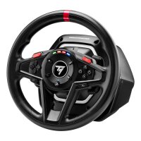 ThrustMaster T128, Lenkrad + Pedale, PC, PlayStation 4, PlayStation 5, Richtungstasten, Taste Handbremse, Menü-Taste, Setting button, Schaltfläche Teilen, View button, Analog, 900°, 30 ms