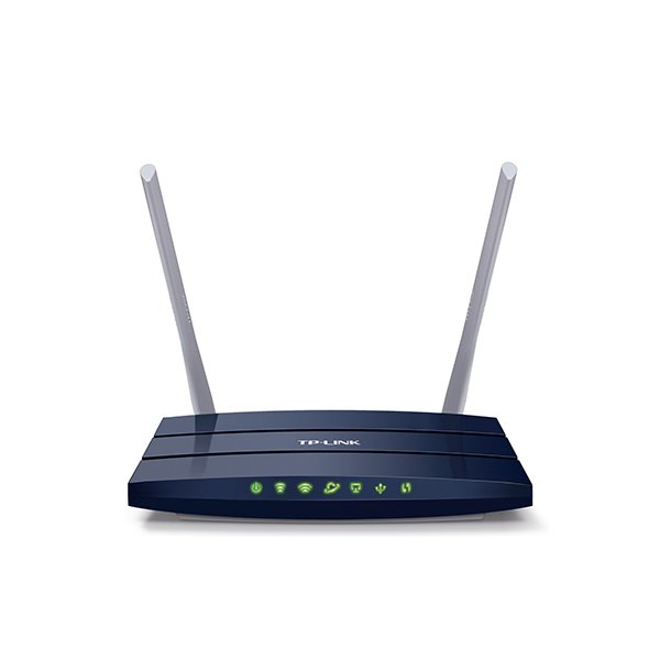 TP-LINK Archer C50, Wi-Fi 5 (802.11ac), Dual-Band (2,4 GHz/5 GHz), Eingebauter Ethernet-Anschluss, Schwarz, Tabletop-Router