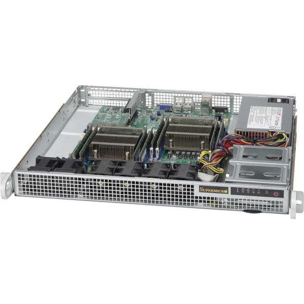 Supermicro 514-505, Rack, Server, Weiß, EATX, 1U, Heimbüro