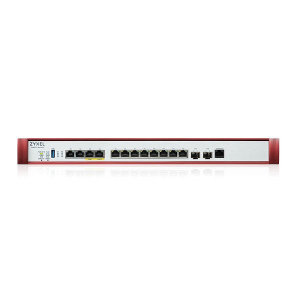 ZyXEL USG FLEX 700H, 15 Gbit/s, 3 Gbit/s, 6300 Mbit/s, 235 BTU/h, IKEv2, IPSec, SSL, Kabelgebunden