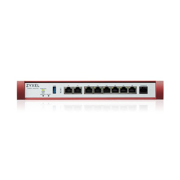 ZyXEL USG FLEX 200HP, 5 Gbit/s, 1,2 Gbit/s, 2000 Mbit/s, 191,9 BTU/h, IKEv2, IPSec, SSL, Kabelgebunden