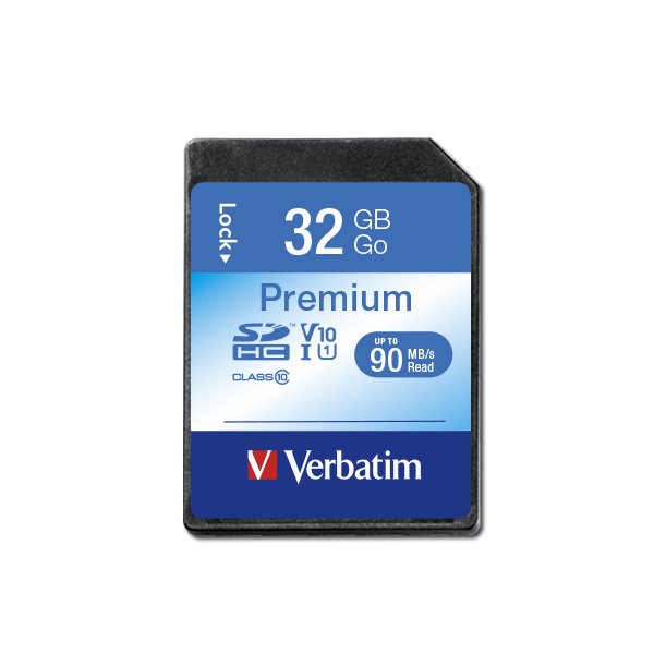 Verbatim Premium, 32 GB, SDHC, Klasse 10, 10 MB/s, 10 MB/s