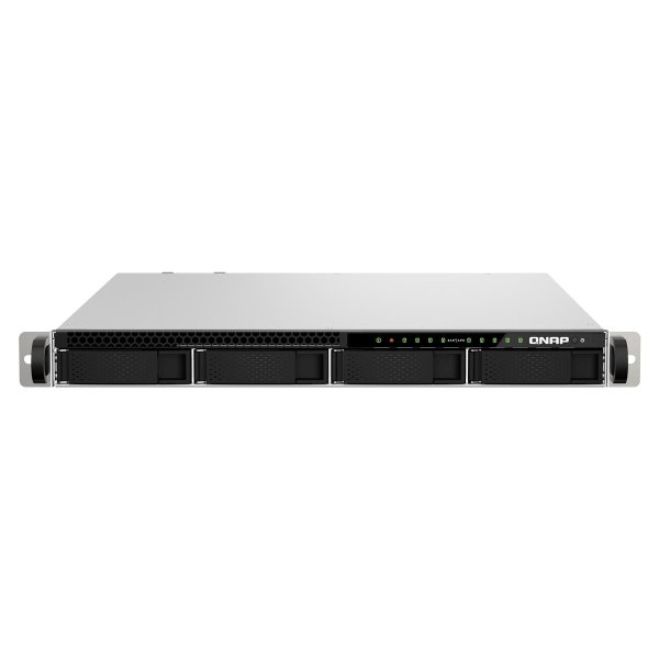 QNAP TS-h987XU-RP, NAS, Rack (1U), Intel Xeon E, E-2334, Schwarz, Silber