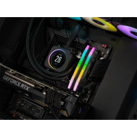 Corsair Vengeance RGB CMH32GX5M2E6000C36, 32 GB, 2 x 16 GB, DDR5, 6000 MHz, 288-pin DIMM, Schwarz