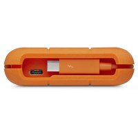 LaCie Rugged USB-C, 5 TB, 3.2 Gen 1 (3.1 Gen 1), Grau, Gelb