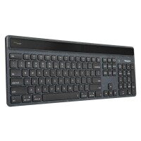 Targus EcoSmart, Volle Größe (100%), Kabellos, Bluetooth, QWERTY, LED, Schwarz