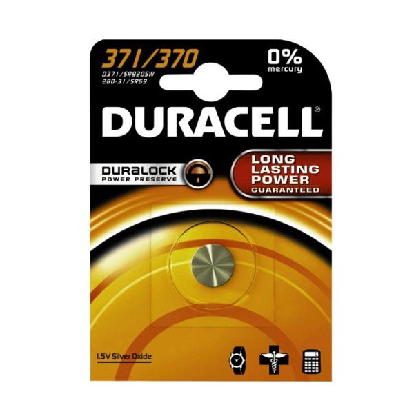 Duracell 067820, Einwegbatterie, SR69, Siler-Oxid (S), 1,5 V, 1 Stück(e), Sichtverpackung