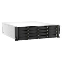 QNAP TS-H2287XU-RP, NAS, Rack (3U), Intel Xeon E, E-2378, Schwarz, Weiß