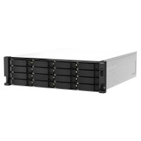 QNAP TS-H2287XU-RP, NAS, Rack (3U), Intel Xeon E, E-2378, Schwarz, Weiß