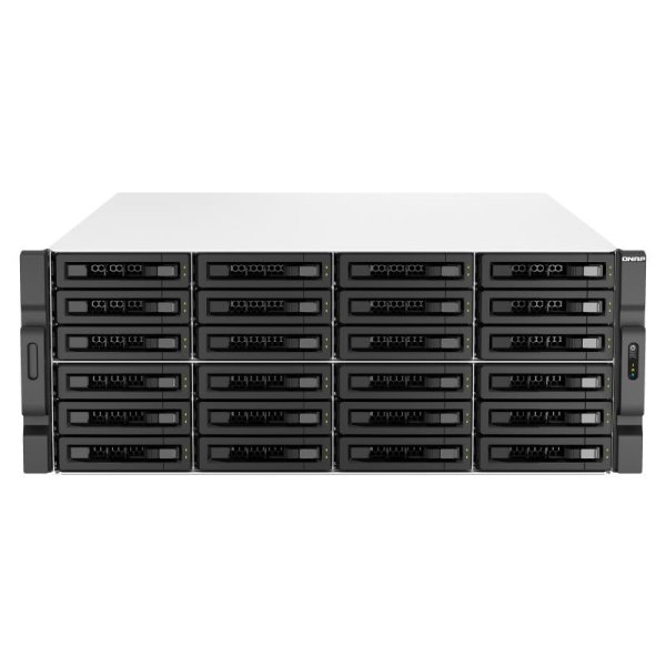 QNAP TS-H3087XU-RP, NAS, Rack (4U), Intel Xeon E, E-2378, Schwarz, Weiß