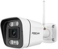 Foscam V5P, IP-Sicherheitskamera, Draußen, Kabelgebunden, Amazon Alexa & Google Assistant, 4500 K, Extern