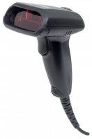 Manhattan Laser-Barcodescanner, 300 mm Scanreichweite, USB, Gehäusevariante "Standard", Tragbares Barcodelesegerät, 1D/2D, Laser, Codabar, Code 11, Code 128, Code 32, Code 39, Code 93, EAN-13, GS1 DataBar Expanded, GS1 DataBar..., GS1 DataBar Expanded Sta