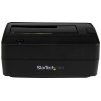 StarTech.com 1-Bay USB 3.1 / eSATA auf SATA Festplatten Dockingstation, Externer USB 3.1 (10 Gbit/s) Festplatten Dock, 2,5/3,5" SATA III HDD/SSD Top-Loading Laufwerksschacht, HDD, SSD, SATA, Serial ATA II, Serial ATA III, 2.5,3.5", 6 TB, USB 3.2 Gen 2 (3.