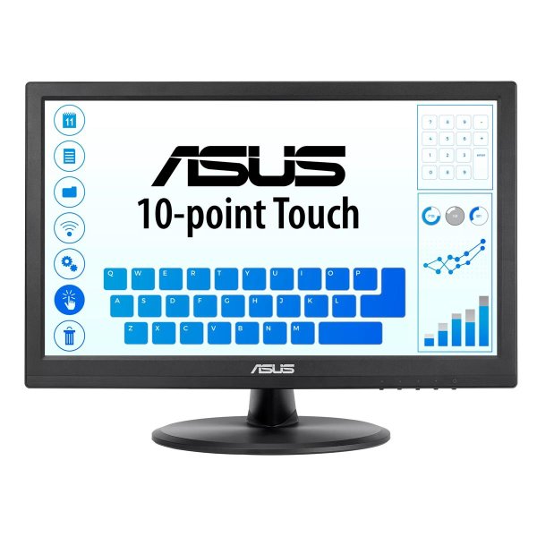 ASUS VT168HR, 39,6 cm (15.6"), 1366 x 768 Pixel, WXGA, LED, 5 ms, Schwarz