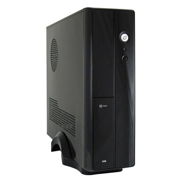 LC-Power LC-1400MI, Mini Tower, PC, Schwarz, micro ATX, Mini-ITX, Metall, 7,5 cm