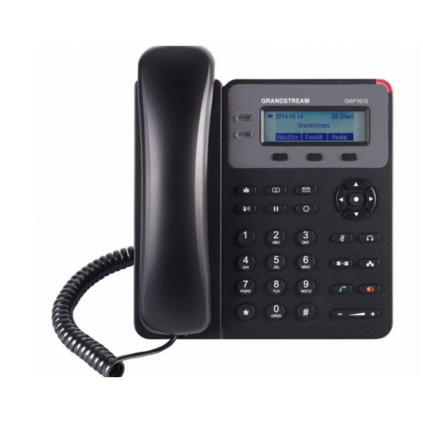 Grandstream GXP1610, DECT-Telefon, Freisprecheinrichtung, 500 Eintragungen, Schwarz