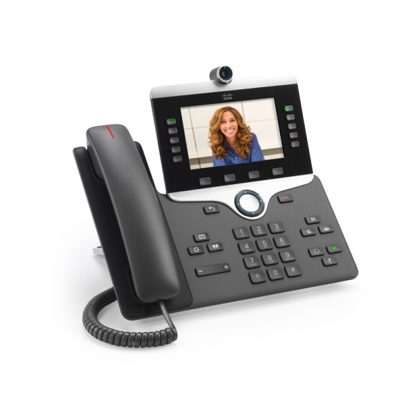 Cisco IP Phone 8865, IP-Telefon, Anthrazit, Kabelgebundenes Mobilteil, ABS, Tisch/Wand, Digital