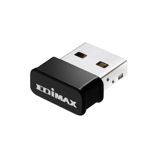 Edimax EW-7822ULC, Kabellos, USB, WLAN, Wi-Fi 5 (802.11ac), 867 Mbit/s, Schwarz