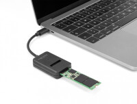 Delock 64198, USB Typ-C, Schwarz, Windows 10, Windows 10 x64, Windows 11, Windows 8.1, Windows 8.1 x64, 1 Stück(e), Realtek RTL9210B