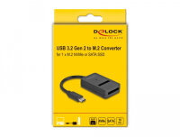 Delock 64198, USB Typ-C, Schwarz, Windows 10, Windows 10 x64, Windows 11, Windows 8.1, Windows 8.1 x64, 1 Stück(e), Realtek RTL9210B