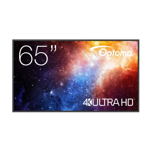 Optoma N3651K, Digital Signage Flachbildschirm, 165,1 cm (65"), LED, 3840 x 2160 Pixel, WLAN, 24/7