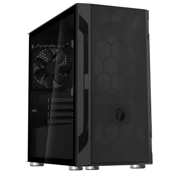 SilverStone FARA H1M, Micro Tower, PC, Schwarz, micro ATX, Mini-DTX, Mini-ITX, Kunststoff, Stahl, 16 cm