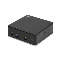 V7 Universal USB-C Docking Station mit 2x HDMI, 3,5 mm...