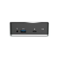 V7 Universal USB-C Docking Station mit 2x HDMI, 3,5 mm Audio Combo Ein-/Ausgang, Gigabit Ethernet, 3x USB 3.1 und 85 W Stromversorgung, USB Typ-C, Schwarz