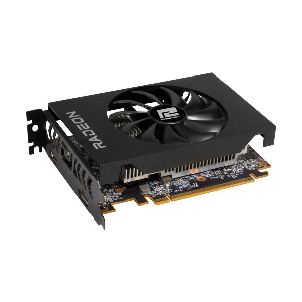 PowerColor AXRX64004GBD6-DH, Radeon RX 6400, 4 GB, GDDR6, 64 Bit, 7680 x 4320 Pixel, PCI Express 4.0