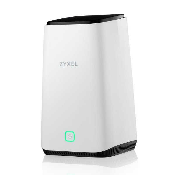 ZyXEL FWA510, Wi-Fi 6 (802.11ax), Tri-Band (2,4 GHz / 5 GHz / 5 GHz), Ethernet/LAN, 5G, Schwarz, Weiß, Tabletop-Router