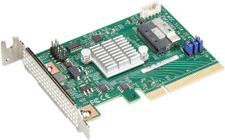 Supermicro AOC-SLG4-2E4T, PCIe, M.2, 96 mm, 68 mm