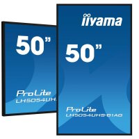 Iiyama LH5054UHS-B1AG, Digital Signage Flachbildschirm, 125,7 cm (49.5"), LCD, 3840 x 2160 Pixel, WLAN, 24/7