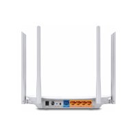 TP-LINK Archer C50, Wi-Fi 5 (802.11ac), Dual-Band (2,4 GHz/5 GHz), Eingebauter Ethernet-Anschluss, Weiß, Tabletop-Router