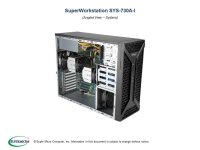 Supermicro SYS-730A-I, Midi Tower, Arbeitsstation, Intel® C621, Ethernet/LAN, 1200 W