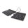 R-Go Tools Ergonomische Tastatur R-Go Split Break mit Pausensoftware, geteilte Tastatur, QWERTY (US), kabellos, schwarz, Kabellos, Bluetooth, QWERTY, Schwarz